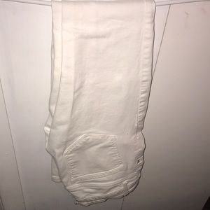 White garage pants